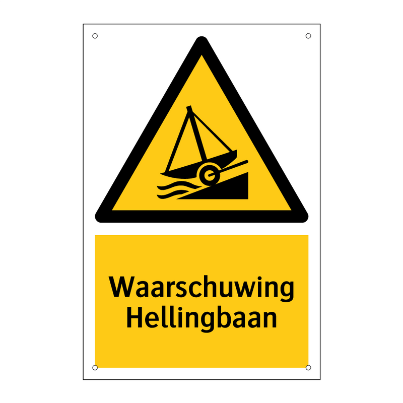 Waarschuwing Hellingbaan & Waarschuwing Hellingbaan & Waarschuwing Hellingbaan