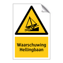 Waarschuwing Hellingbaan & Waarschuwing Hellingbaan & Waarschuwing Hellingbaan
