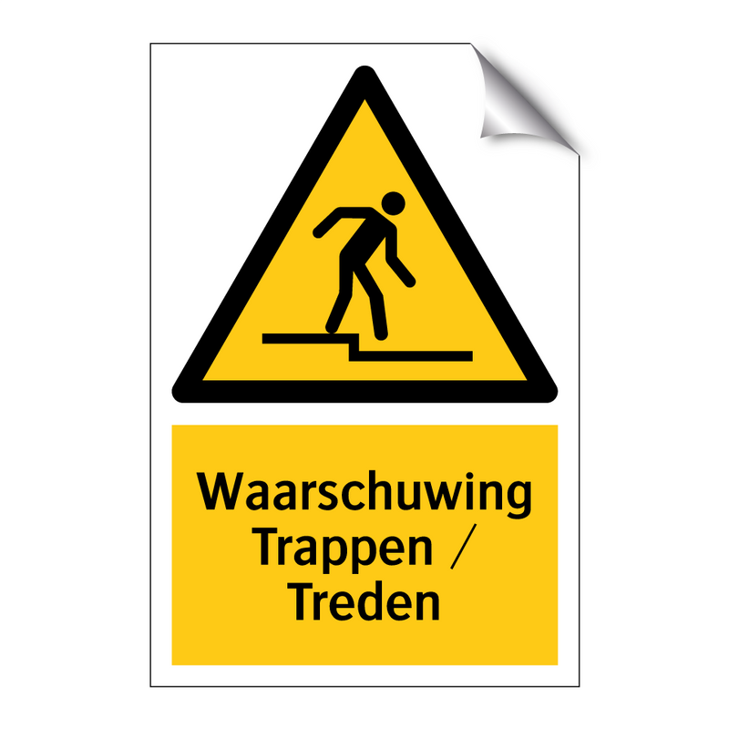 Waarschuwing Trappen / Treden & Waarschuwing Trappen / Treden & Waarschuwing Trappen / Treden