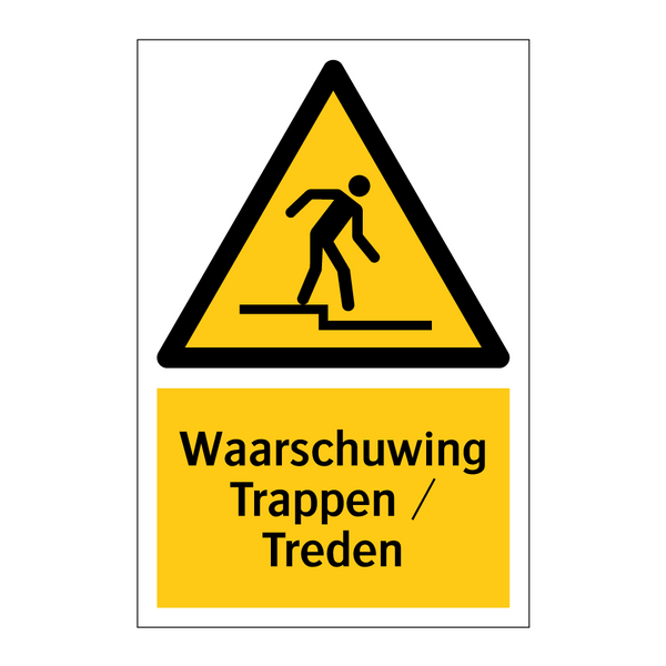Waarschuwing Trappen / Treden & Waarschuwing Trappen / Treden & Waarschuwing Trappen / Treden