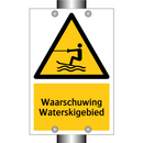 Waarschuwing Waterskigebied & Waarschuwing Waterskigebied & Waarschuwing Waterskigebied