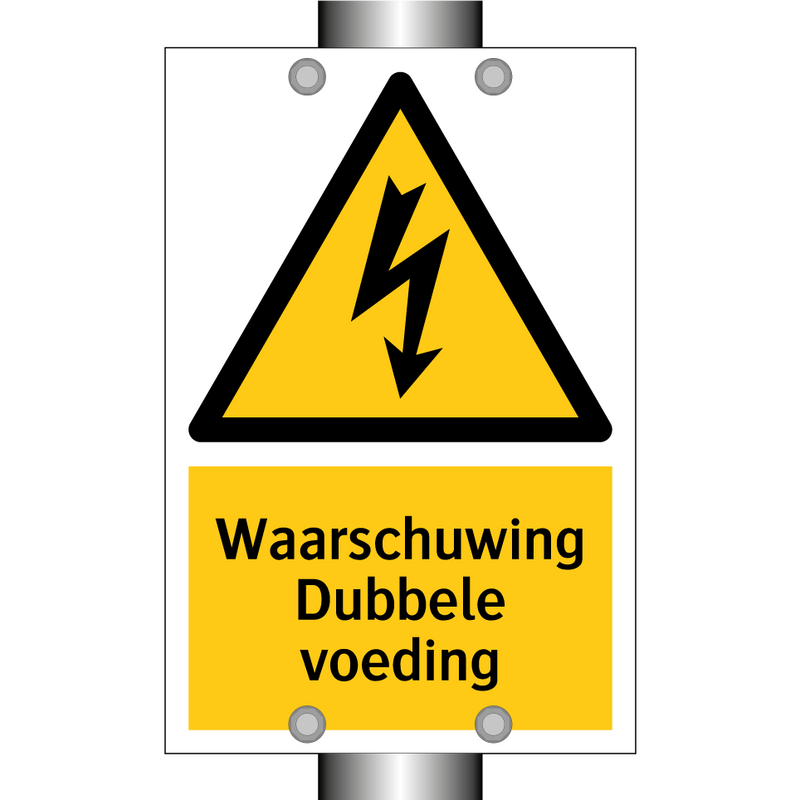 Waarschuwing Dubbele voeding & Waarschuwing Dubbele voeding & Waarschuwing Dubbele voeding