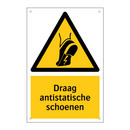 Draag antistatische schoenen & Draag antistatische schoenen & Draag antistatische schoenen