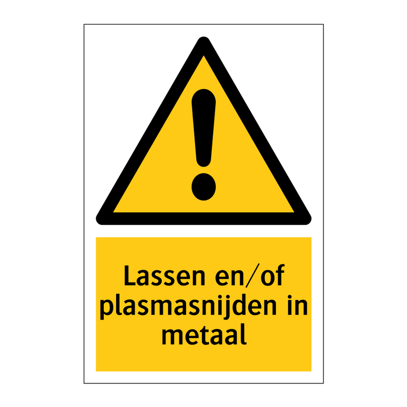 Lassen en/of plasmasnijden in metaal & Lassen en/of plasmasnijden in metaal