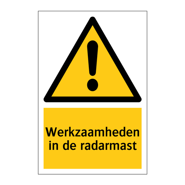 Werkzaamheden in de radarmast & Werkzaamheden in de radarmast & Werkzaamheden in de radarmast