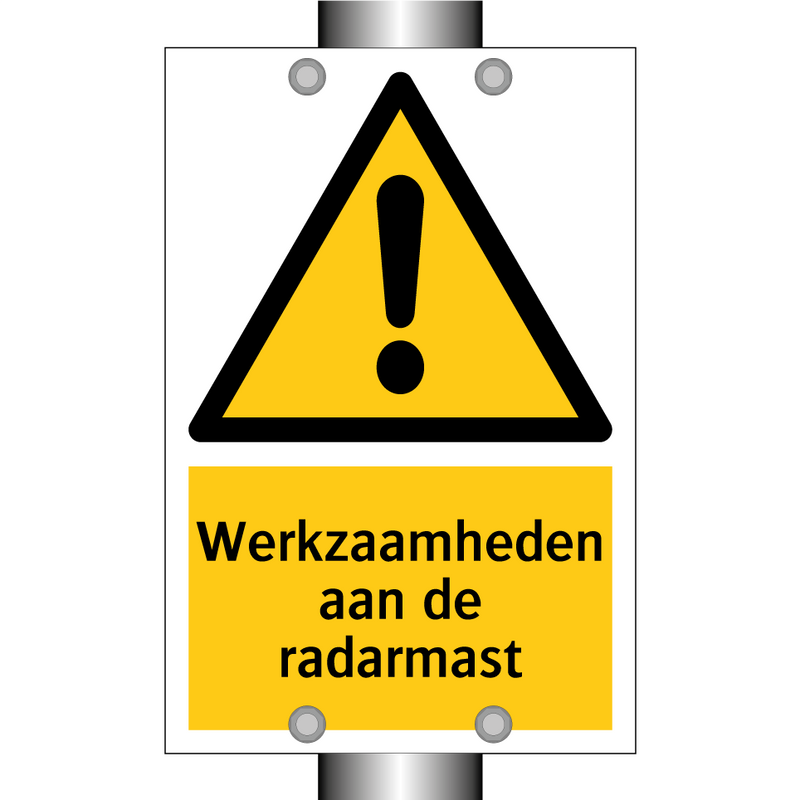 Werkzaamheden aan de radarmast & Werkzaamheden aan de radarmast & Werkzaamheden aan de radarmast