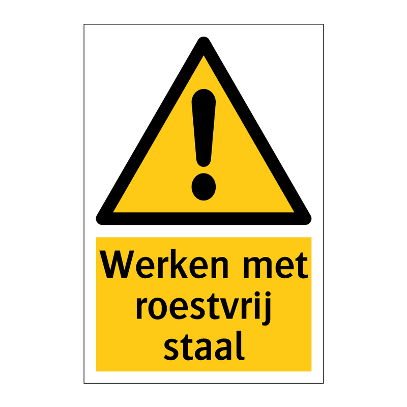 Werken met roestvrij staal & Werken met roestvrij staal & Werken met roestvrij staal