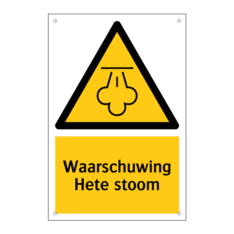 Waarschuwing Hete stoom & Waarschuwing Hete stoom & Waarschuwing Hete stoom