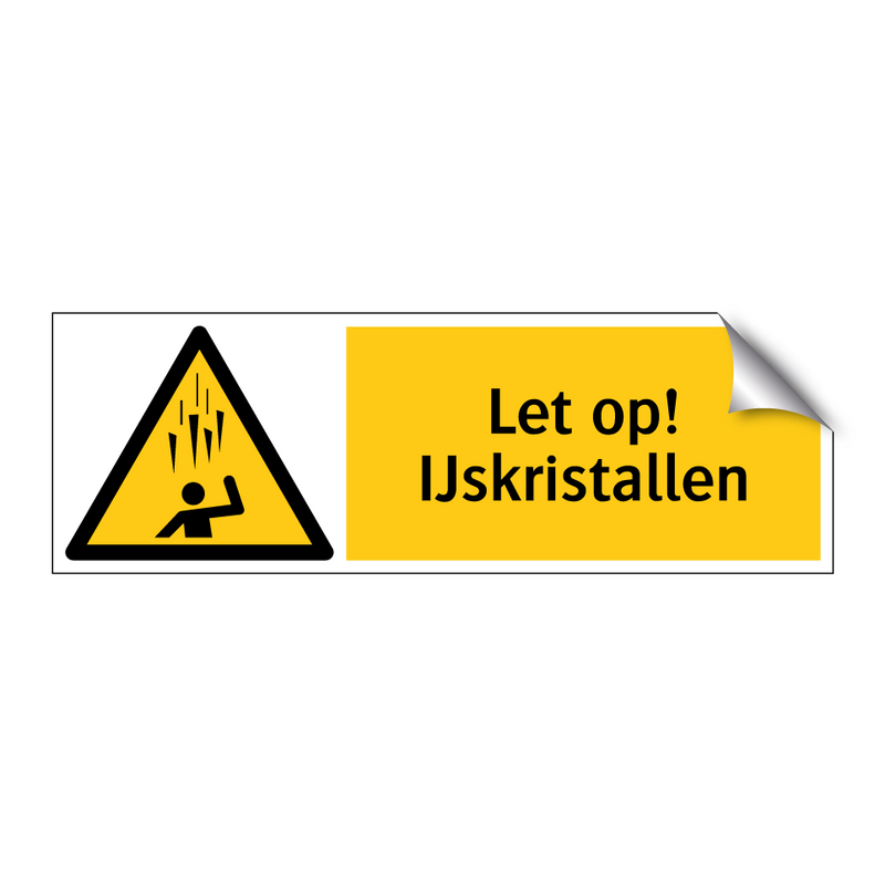 Let op! IJskristallen