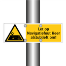 Let op Navigatiefout Keer alstublieft om!