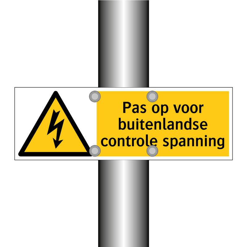 Pas op voor buitenlandse controle spanning