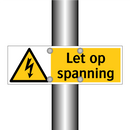 Let op spanning