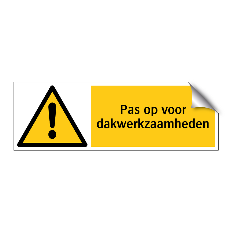 Pas op voor dakwerkzaamheden