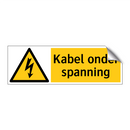 Kabel onder spanning