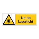 Let op Laserlicht