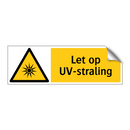 Let op UV-straling