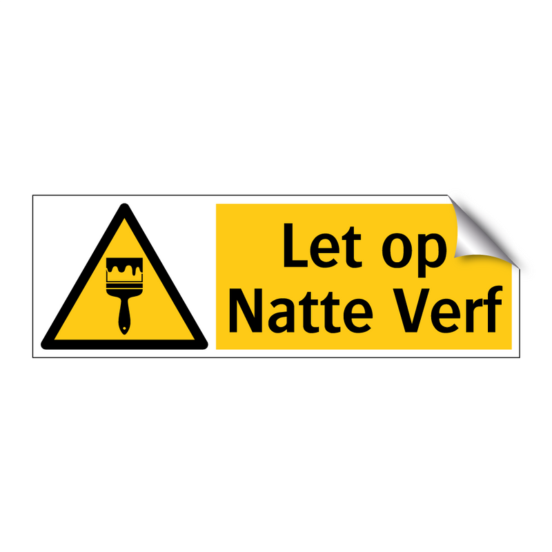 Let op Natte Verf