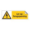Let op: Terugspanning