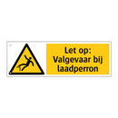 Let op: Valgevaar bij laadperron