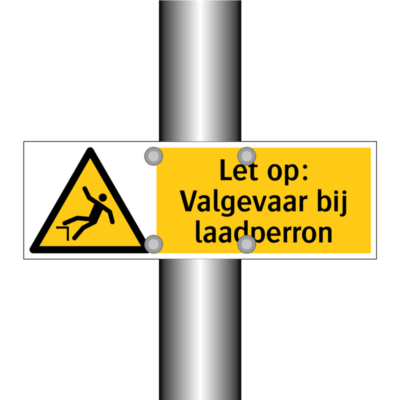 Let op: Valgevaar bij laadperron
