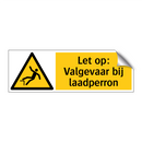 Let op: Valgevaar bij laadperron
