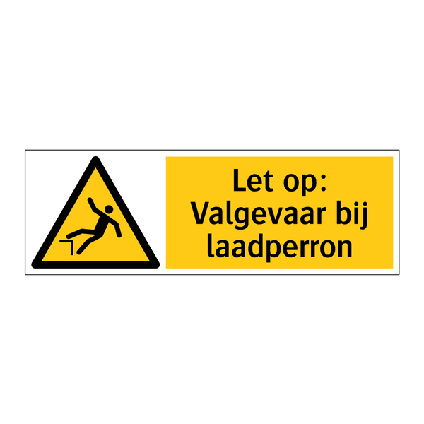 Let op: Valgevaar bij laadperron