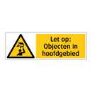 Let op: Objecten in hoofdgebied