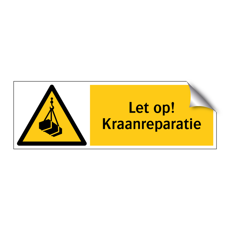 Let op! Kraanreparatie