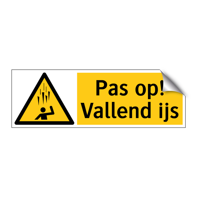 Pas op! Vallend ijs
