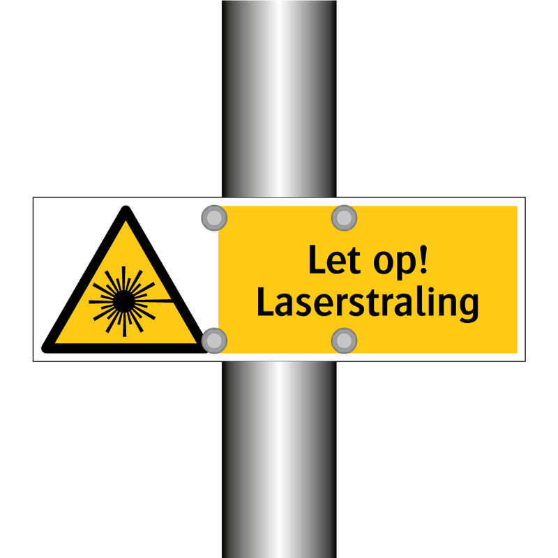 Let op! Laserstraling