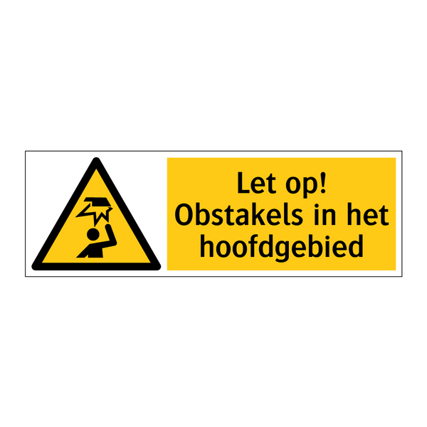 Let op! Obstakels in het hoofdgebied