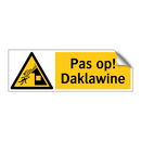 Pas op! Daklawine
