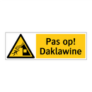 Pas op! Daklawine