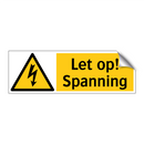 Let op! Spanning