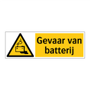 Gevaar van batterij