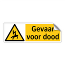 Gevaar voor dood