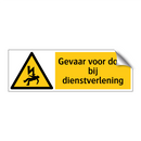 Gevaar voor dood bij dienstverlening