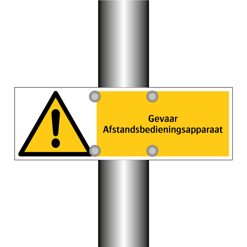 Gevaar Afstandsbedieningsapparaat