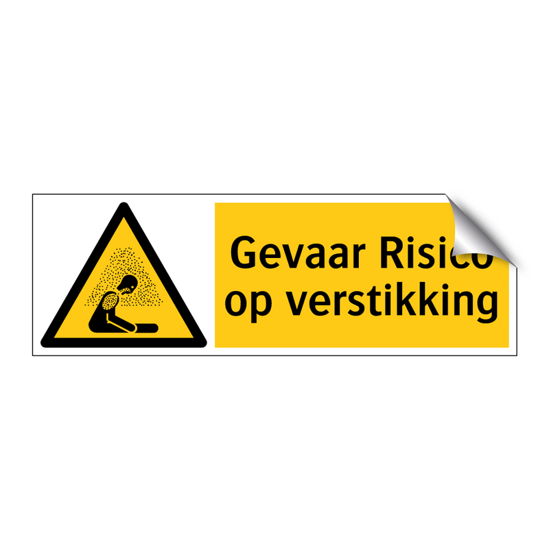 Gevaar Risico op verstikking