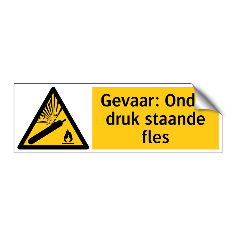 Gevaar: Onder druk staande fles