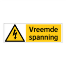 Vreemde spanning