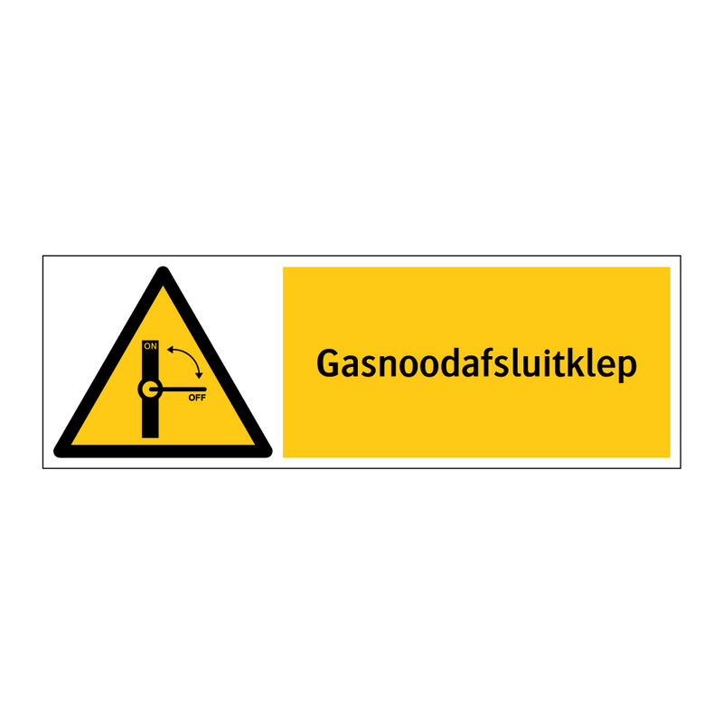 Gasnoodafsluitklep