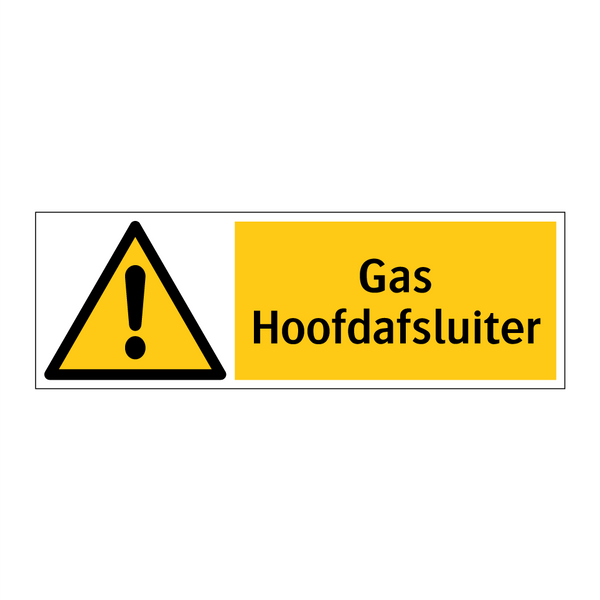 Gas Hoofdafsluiter