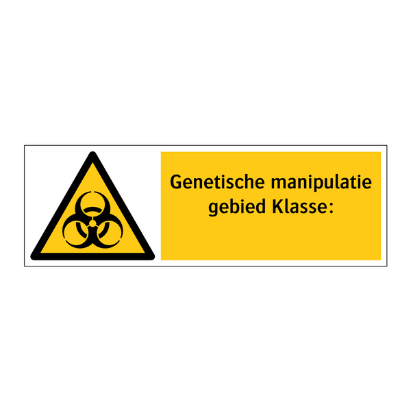 Genetische manipulatie gebied Klasse: