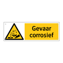 Gevaar corrosief
