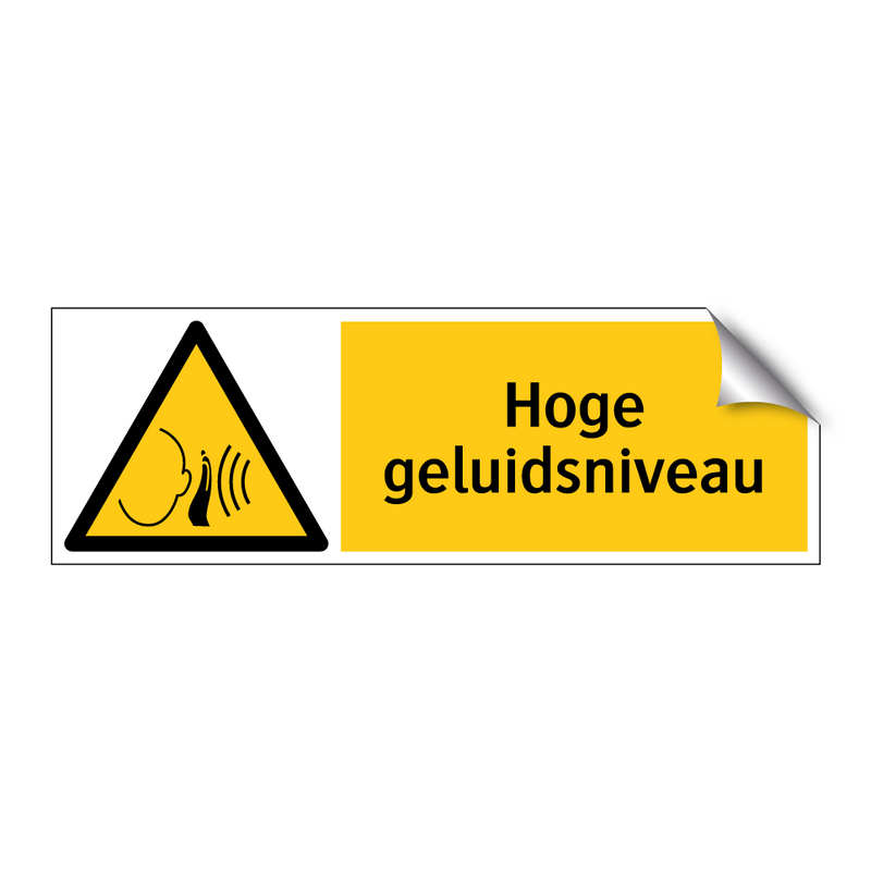 Hoge geluidsniveau