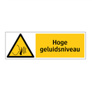 Hoge geluidsniveau