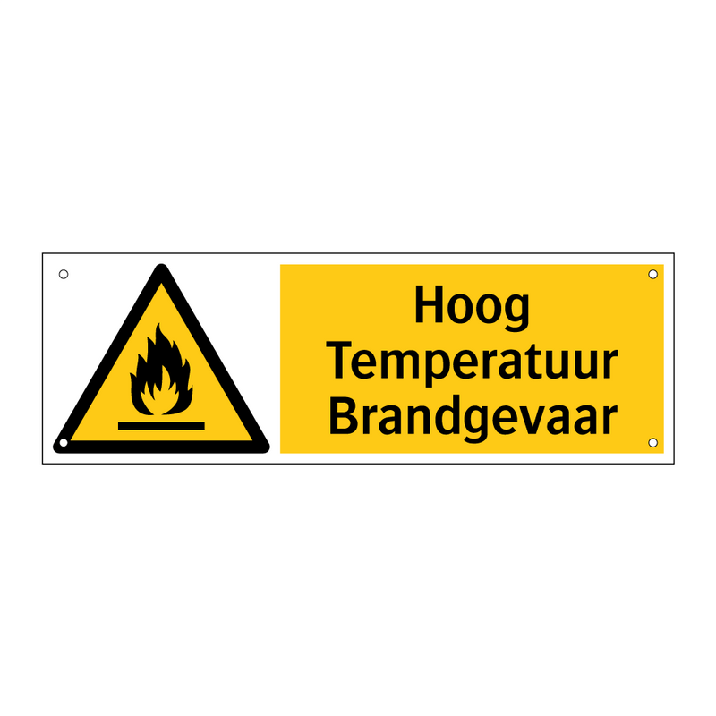 Hoog Temperatuur Brandgevaar