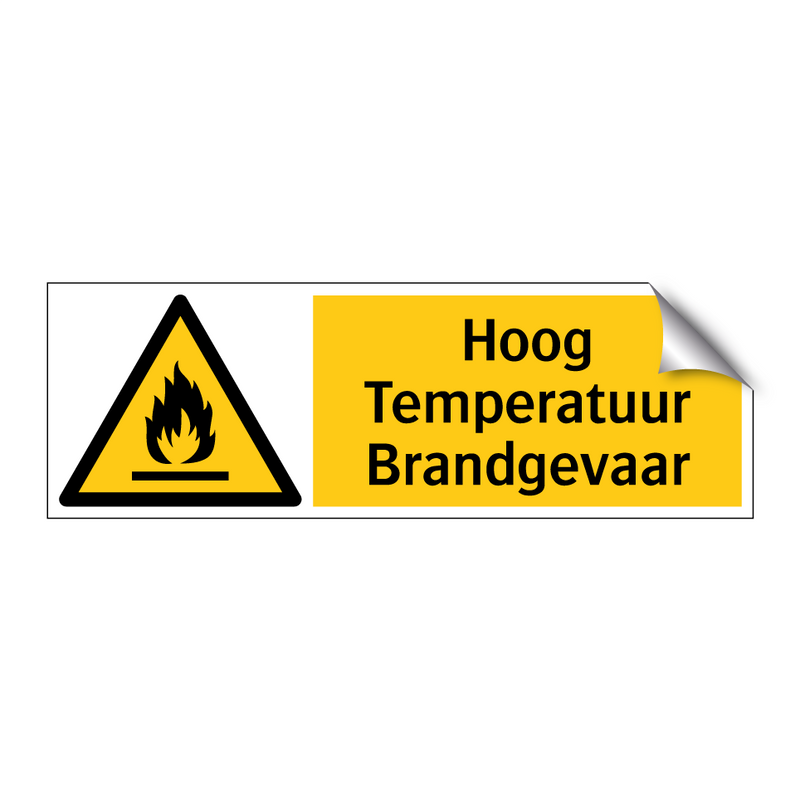 Hoog Temperatuur Brandgevaar