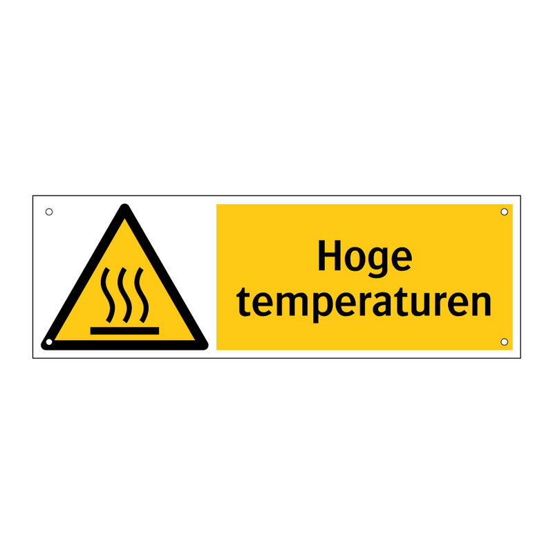 Hoge temperaturen
